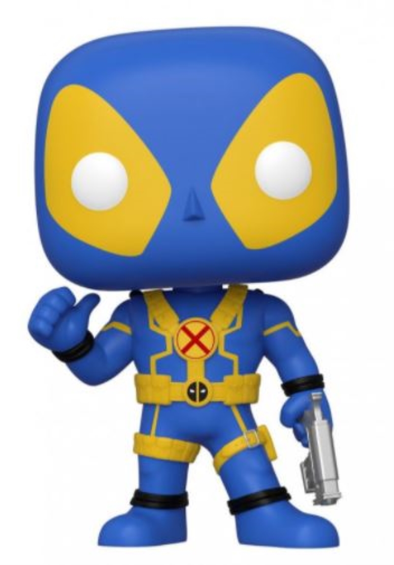 FUNKO ACTION FIGURES FUNKO POP MARVEL: 10" DEADPOOL THUMBS UP BLUE